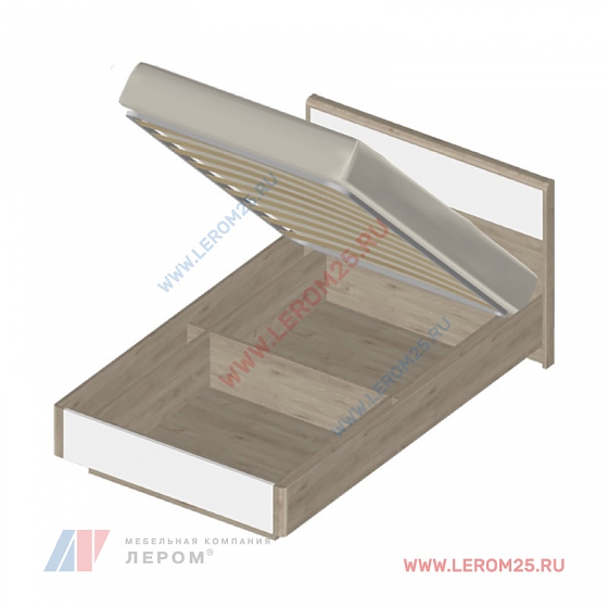 Кровать КР-4001-СЯ-ЛМ - мебель ЛЕРОМ во Владивостоке