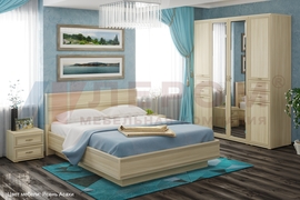 Спальня Карина - композиция 1 Ясень Асахи - мебель ЛЕРОМ во Владивостоке