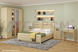 Спальня Карина - композиция 6 Ясень Асахи - мебель ЛЕРОМ во Владивостоке