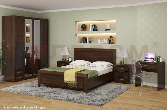 Спальня Карина - композиция 6 Акация Молдау - мебель ЛЕРОМ во Владивостоке