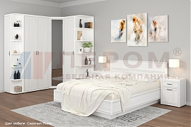 Спальня Карина - композиция 8 Снежный Ясень - мебель ЛЕРОМ во Владивостоке