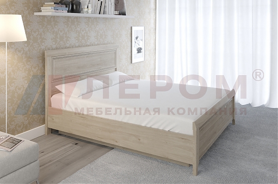 Кровать Карина КР-1023 Гикори Джексон светлый - мебель ЛЕРОМ во Владивостоке