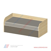 Кровать КР-117-АС-ЛМ (90х190) - мебель ЛЕРОМ во Владивостоке