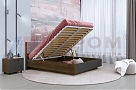 Кровать Грейс КР-4013 Снежный Ясень, вставка Латте Матовый - мебель ЛЕРОМ во Владивостоке