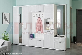 Прихожая Карина - композиция 6 Снежный ясень - мебель ЛЕРОМ во Владивостоке