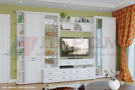 Гостиная Карина - композиция 20 Снежный Ясень - мебель ЛЕРОМ во Владивостоке