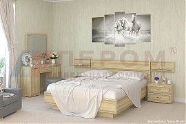 Спальня Карина - композиция 9 Ясень Асахи - мебель ЛЕРОМ во Владивостоке