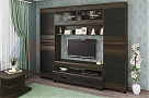 Гостиная Камелия - композиция 10 Гикори Джексон темный комбинированный - мебель ЛЕРОМ во Владивостоке