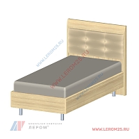 Кровать КР-2855-АС (90х190) - мебель ЛЕРОМ во Владивостоке