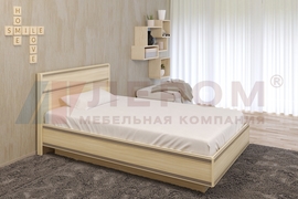 Кровать Карина КР-1002 Ясень Асахи - мебель ЛЕРОМ во Владивостоке