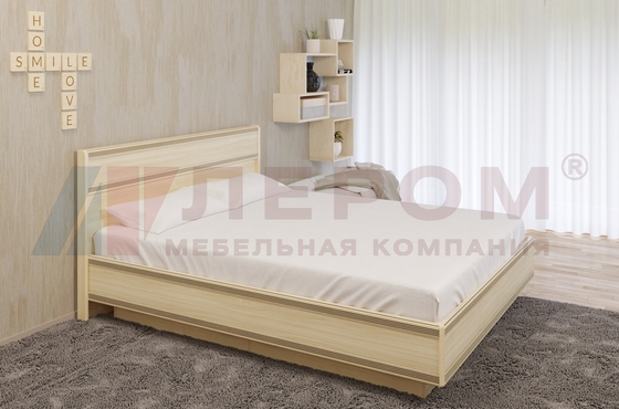 Кровать Карина КР-1003 Ясень Асахи - мебель ЛЕРОМ во Владивостоке