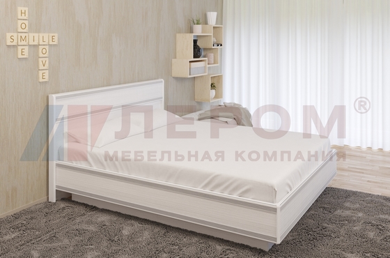 Кровать Карина КР-1003 Снежный Ясень - мебель ЛЕРОМ во Владивостоке