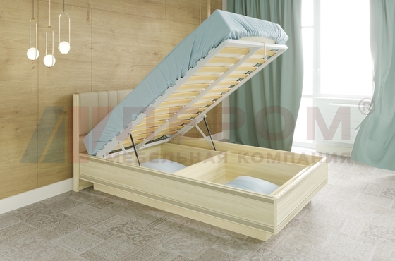 Кровать Карина КР-1011 Снежный Ясень - мебель ЛЕРОМ во Владивостоке