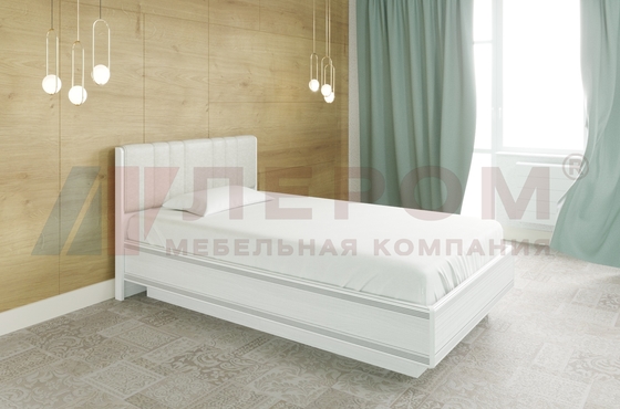 Кровать Карина КР-1011 Снежный Ясень - мебель ЛЕРОМ во Владивостоке