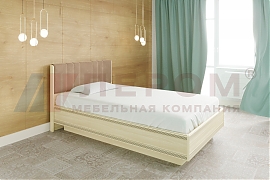 Кровать Карина КР-1012 Ясень Асахи+велюр - мебель ЛЕРОМ во Владивостоке
