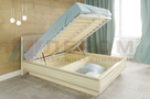 Кровать Карина КР-1013 Снежный Ясень+велюр - мебель ЛЕРОМ во Владивостоке