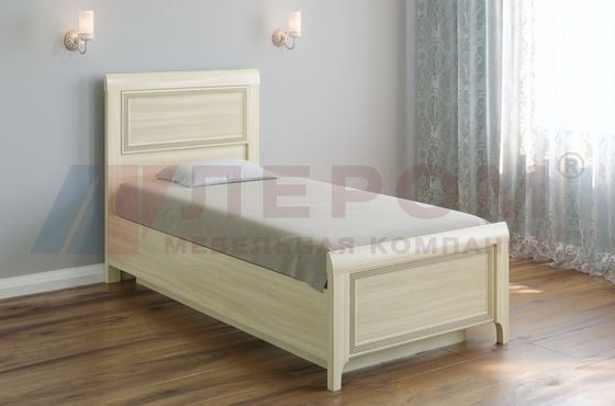 Кровать Карина КР-1025 Ясень Асахи - мебель ЛЕРОМ во Владивостоке