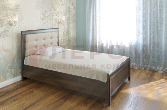 Кровать Карина КР-1031 Акация Молдау - мебель ЛЕРОМ во Владивостоке
