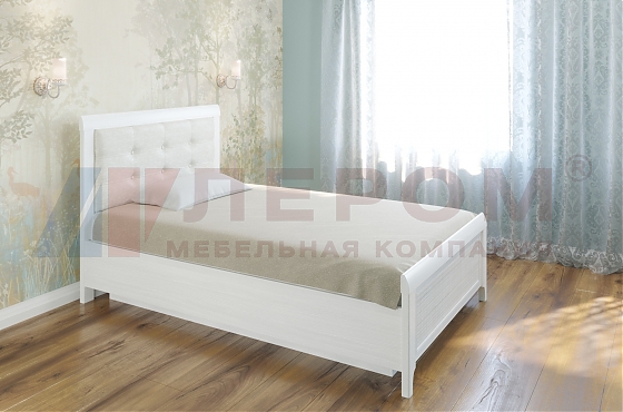 Кровать Карина КР-1032 Снежный Ясень - мебель ЛЕРОМ во Владивостоке