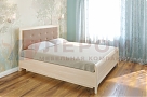 Кровать Карина КР-1034 Ясень Асахи+велюр - мебель ЛЕРОМ во Владивостоке