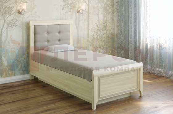Кровать Карина КР-1035 Ясень Асахи - мебель ЛЕРОМ во Владивостоке