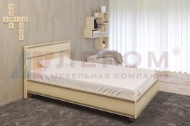 Кровать Карина КР-2001 Ясень Асахи - мебель ЛЕРОМ во Владивостоке