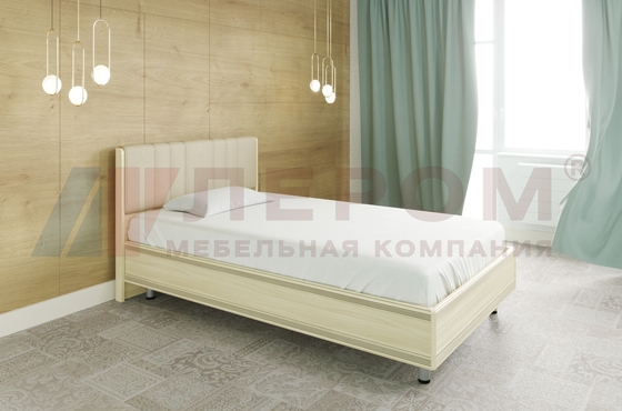 Кровать Карина КР-2011 Ясень Асахи - мебель ЛЕРОМ во Владивостоке