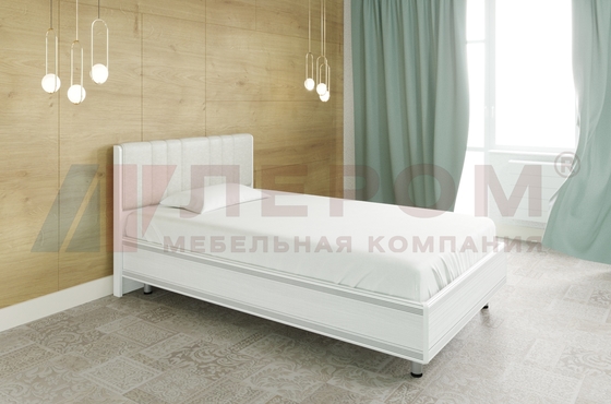 Кровать Карина КР-2012 Снежный Ясень - мебель ЛЕРОМ во Владивостоке