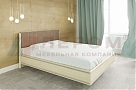 Кровать Карина КР-2014 Ясень Асахи+велюр - мебель ЛЕРОМ во Владивостоке