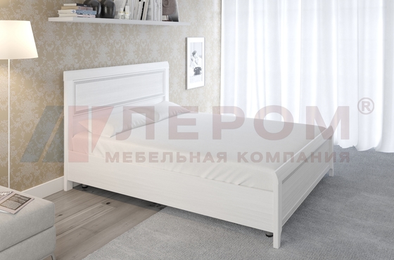 Кровать Карина КР-2024 Снежный Ясень - мебель ЛЕРОМ во Владивостоке