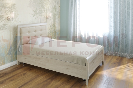 Кровать Карина КР-2031 Гикори Джексон светлый - мебель ЛЕРОМ во Владивостоке