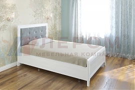 Кровать Карина КР-2032 Снежный ясень+велюр - мебель ЛЕРОМ во Владивостоке
