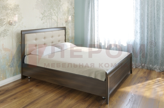 Кровать Карина КР-2034 Акация Молдау - мебель ЛЕРОМ во Владивостоке